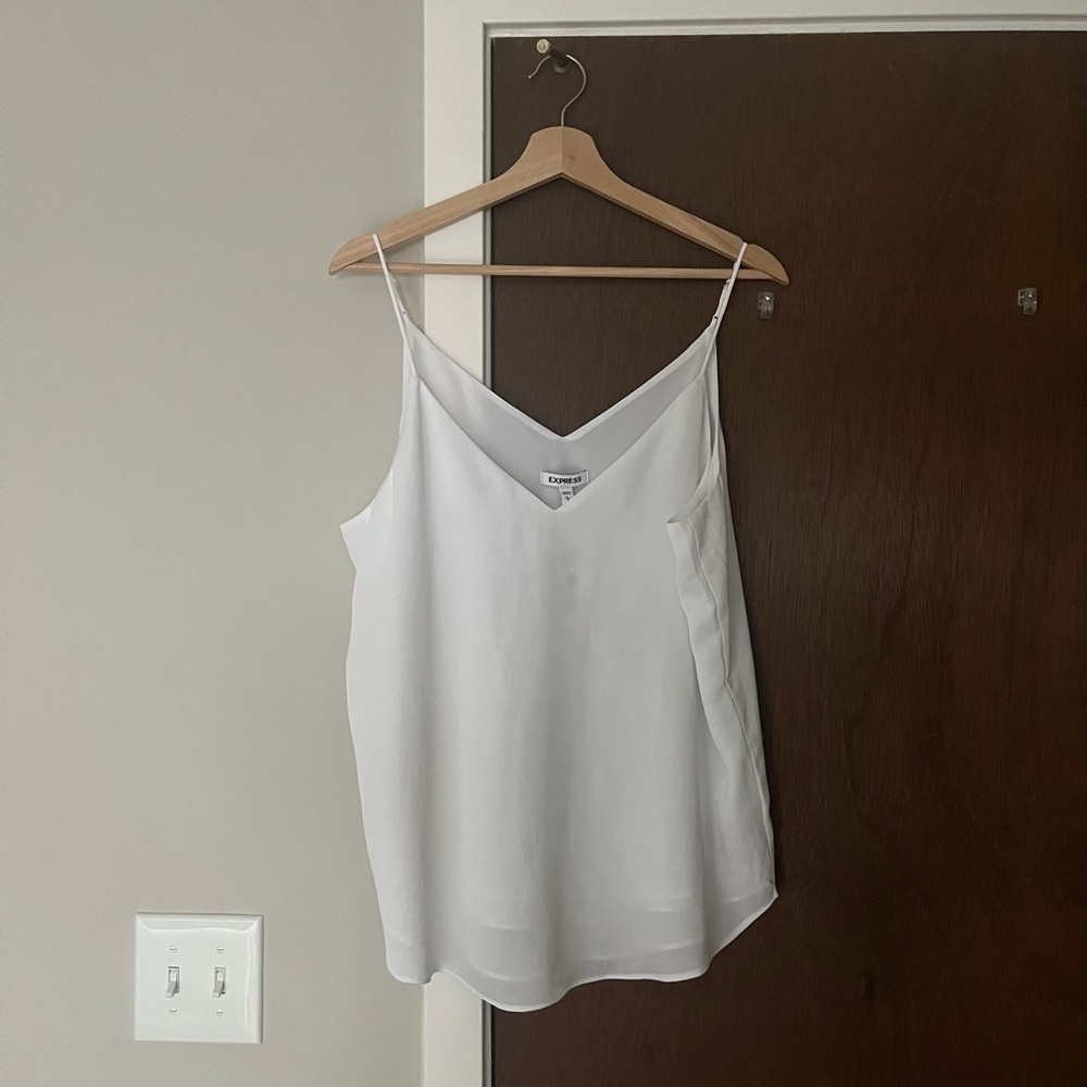 EXPRESS White Dress Tank